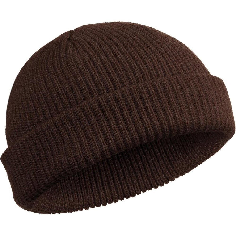 Trawler Beanie Watch Hat Roll-up Edge Skullcap Fisherman Beanie for Women Men